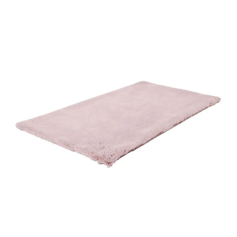 Tapis rect. imitation fourrure Rose - 110x60cm-2