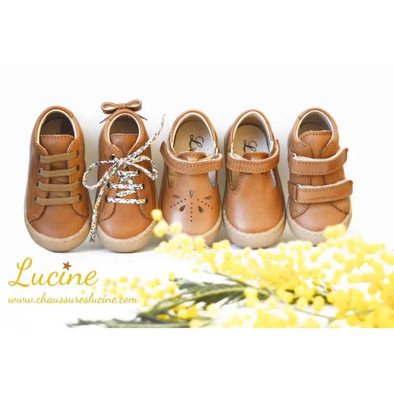 Chaussures SOUPLES Max lacets - Cuir Camel-2