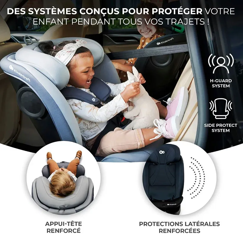 Siège-auto 360° I-Grow i-Size/Isofix 40-150 cm - Noir-11