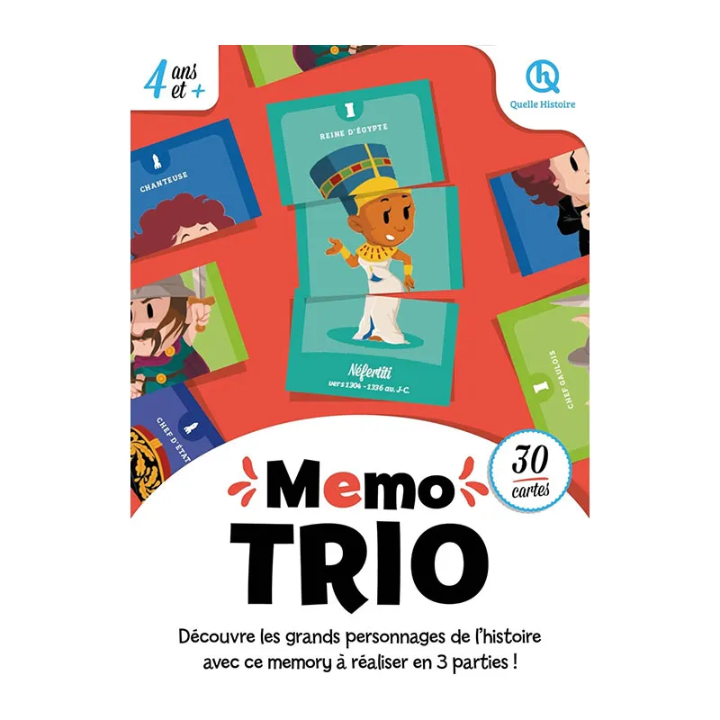 Memo Trio Grand Personnages - 3+-0