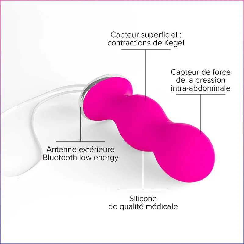 Sonde de renforcement Périnéale Perifit Care - Vert d'eau-6