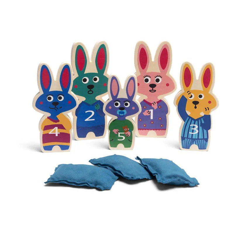 Jeu d'adresse La famille Lapin - 3+-1