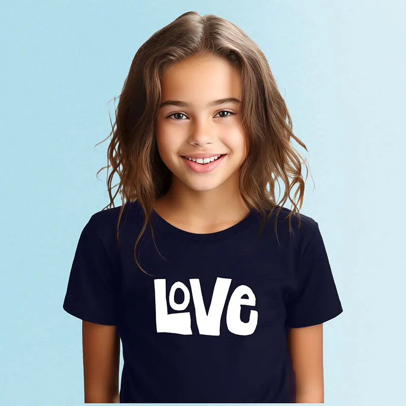 T-shirt Love BIO - Navy-0