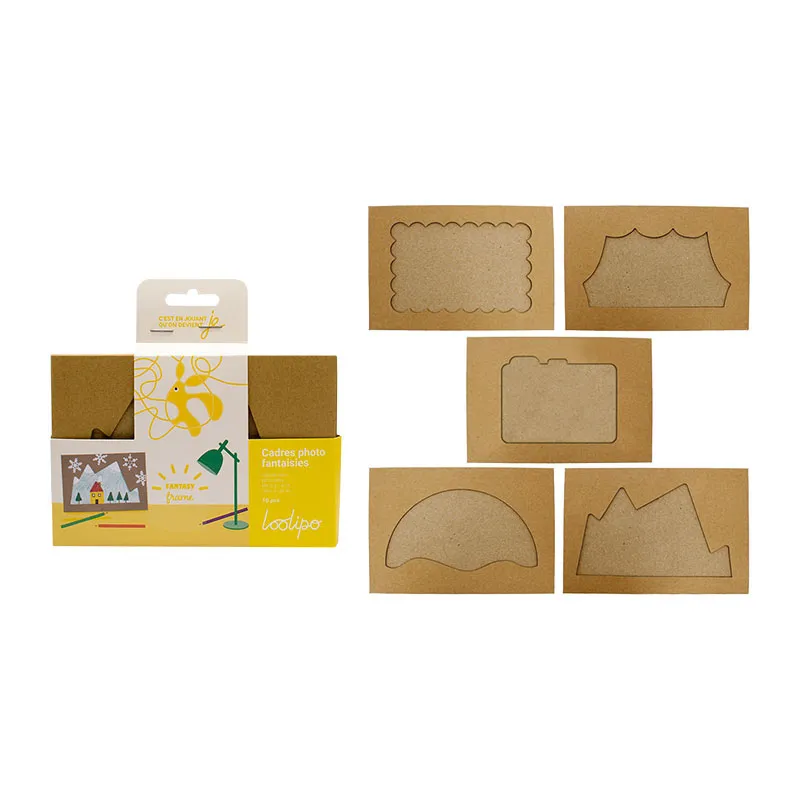 Cadres fantaisie à décorer 15,5x10,5cm 10pcs - 3+-0