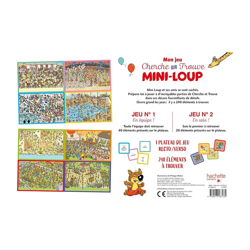 Cherche et trouve Mini-Loup 240 éléments à trouver - 36m+-1