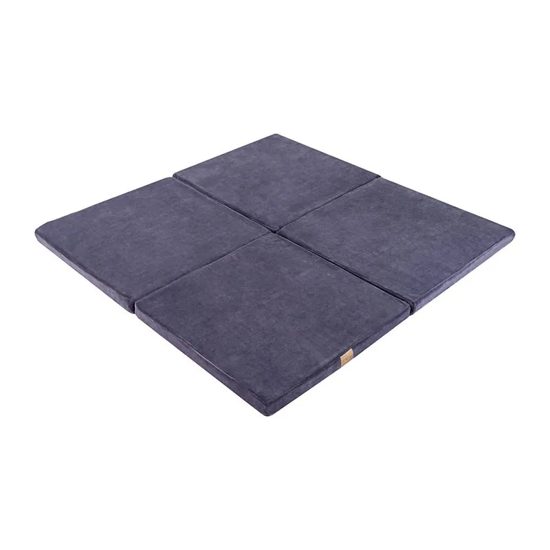 Tapis de jeu carré Bleu 120x120cm - 0m+-0