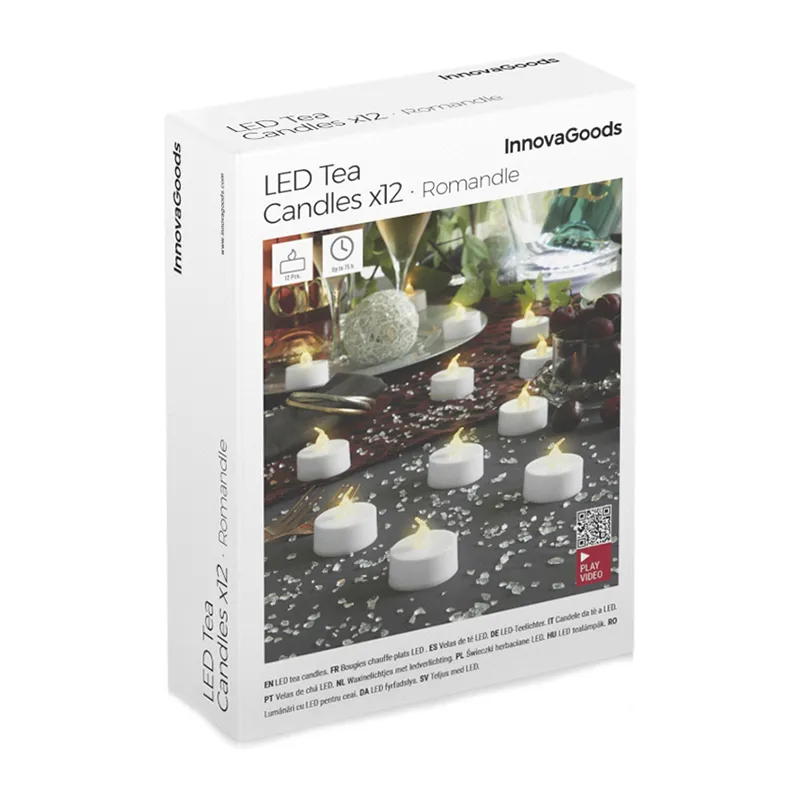 Bougies Chauffe-plat LED - 12pcs-6