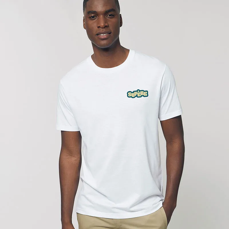T-shirt Homme Supere coeur BIO - Blanc-0
