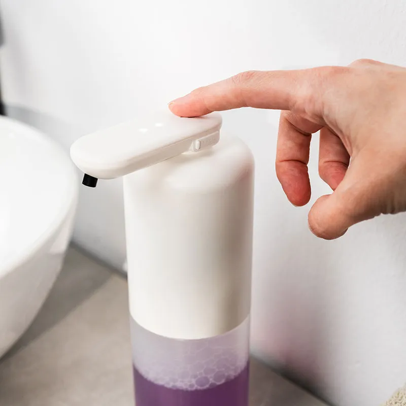 Distributeur Automatique Rechargeable de Savon liquide - 11x21,5x6,5cm-1
