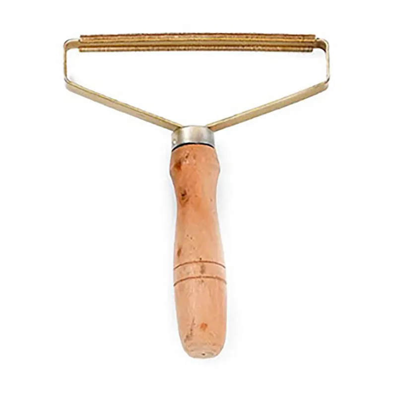 PilPoil Brosse anti-poils & bouloches - Bois-2
