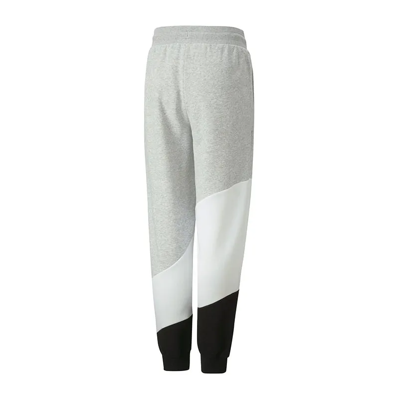 Jogging Fille Power Colorblock Puma - Gris/Blanc/Noir-1