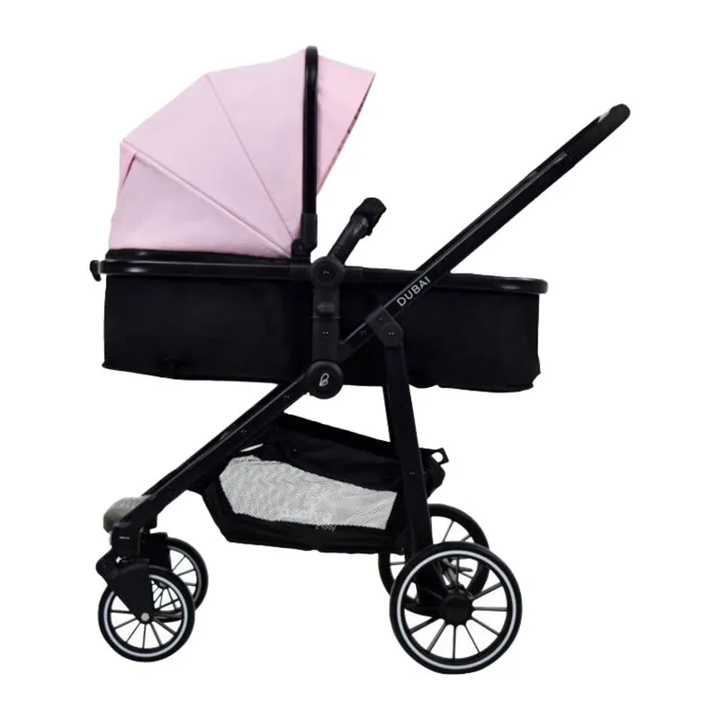 Poussette convertible Dubaï Rose - 0m+-4