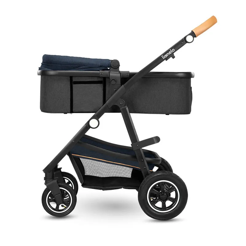 Trio Poussette Amber + Nacelle + Cosy Gr.0+ Bleu Navy - 0m+-13
