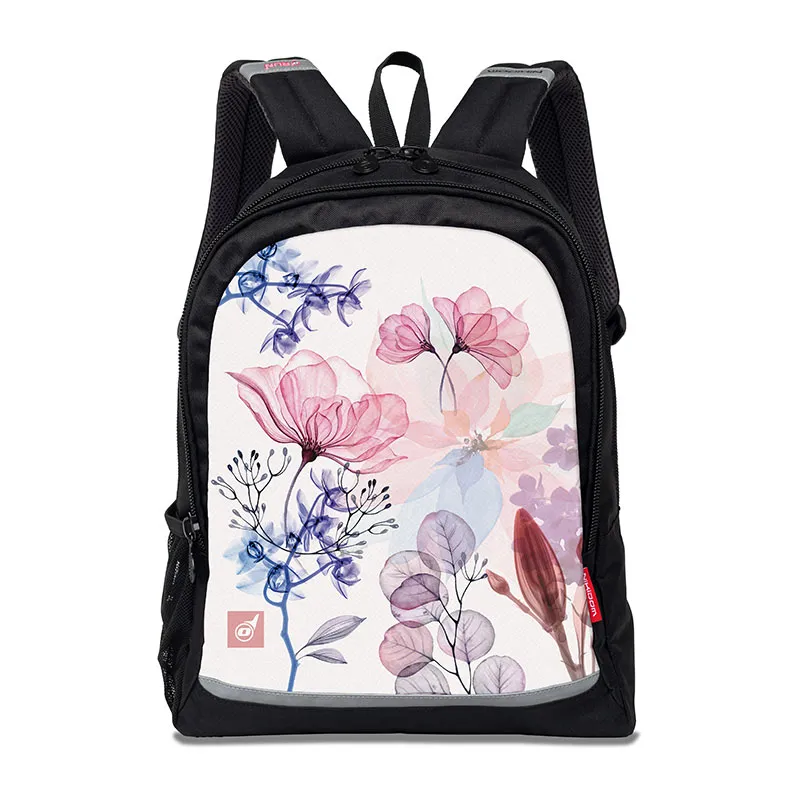 Sac à dos Roller Run Aquarelle Noir/Rose - 8 ans+-0