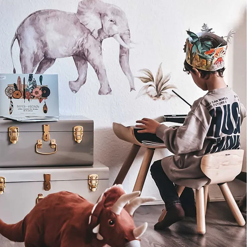 Stickers - Eléphant Gris-4