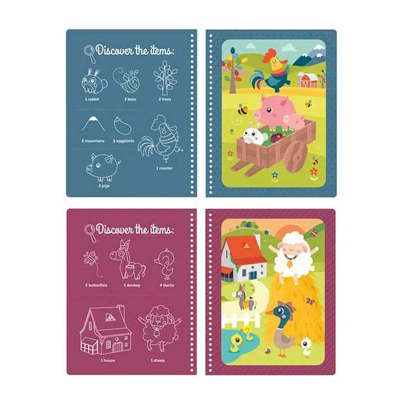 Livre de coloriage magique La ferme - 36m+-1