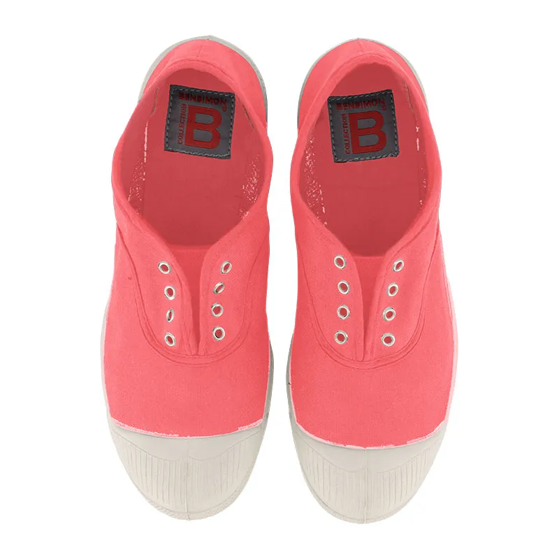 Tennis sans lacets Elly Femme - Hibiscus-0