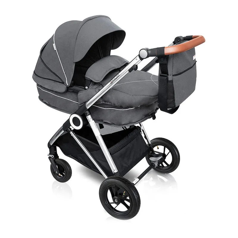 Trio Poussette transformable + Coque Gr.0+ Halime Air Gris/Silver - 0m+-4