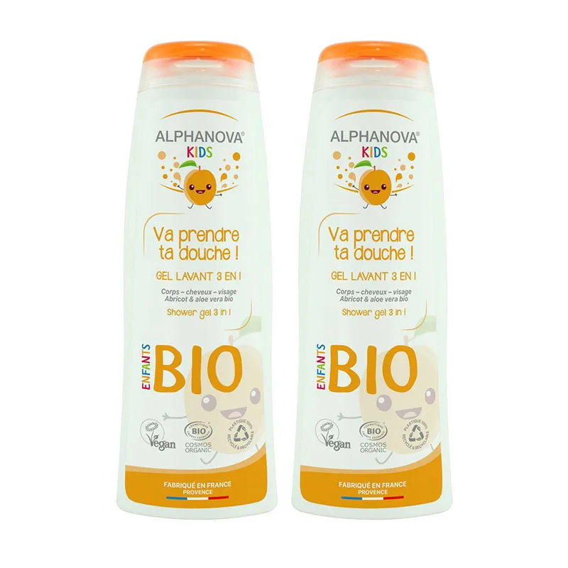2 Gels Lavants 3en1 Kids BIO Va Prendre ta Douche - 2x250ml-0
