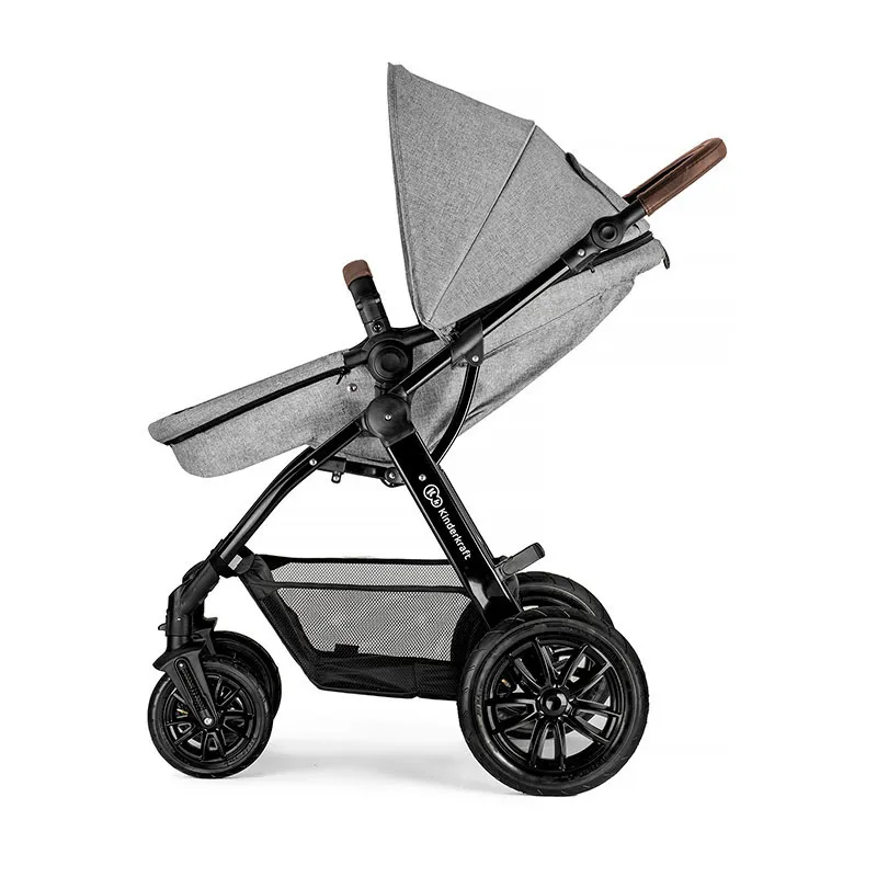 Trio Poussette Moov + accessoires Gris Chiné - 0m+-3