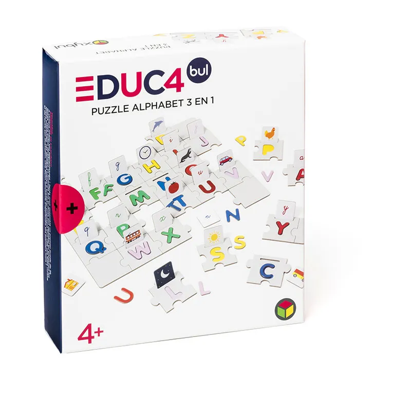 Puzzle alphabet 3en1 - 4+-4