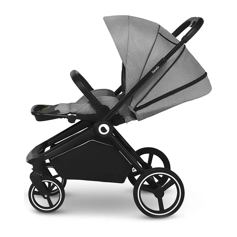 Duo Poussette Mika + Nacelle Grey Stone - 0m+-4