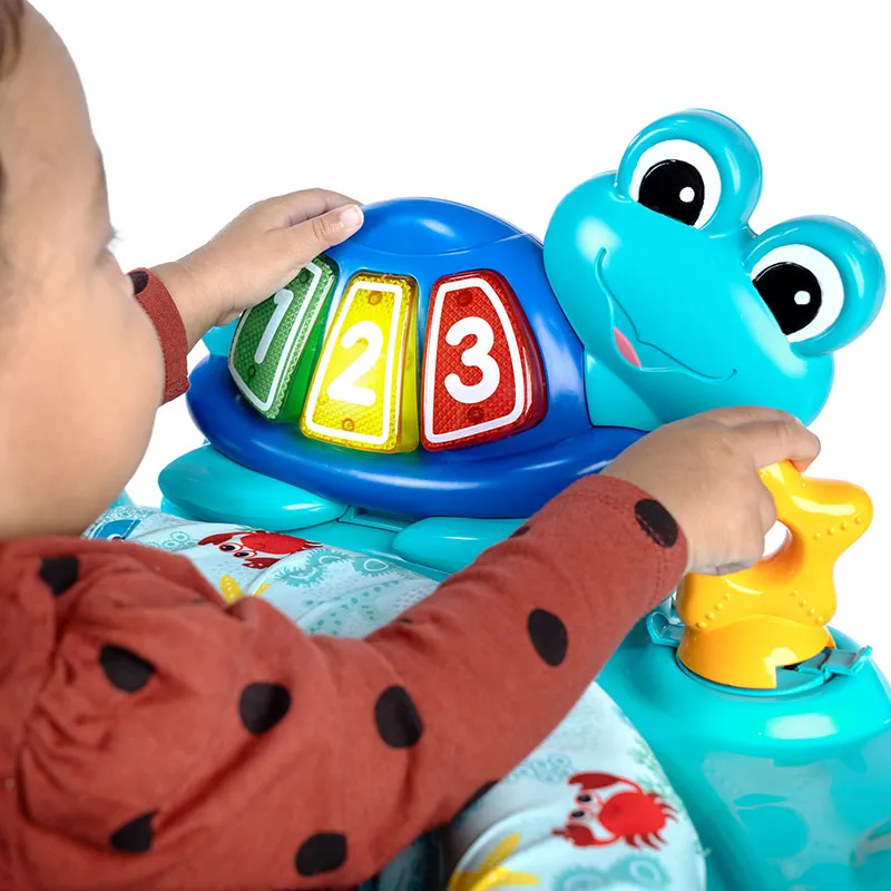 Sauteur 2en1 avec centre d'activités Ocean explorers - 6m+-6