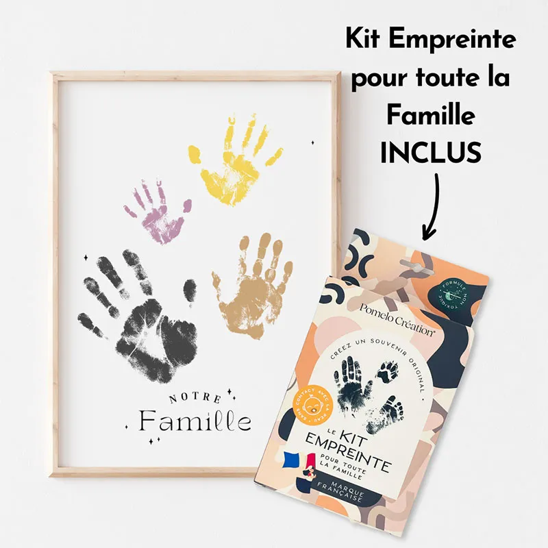 Affiche A3 - Famille Magique avec Kit Empreinte-6