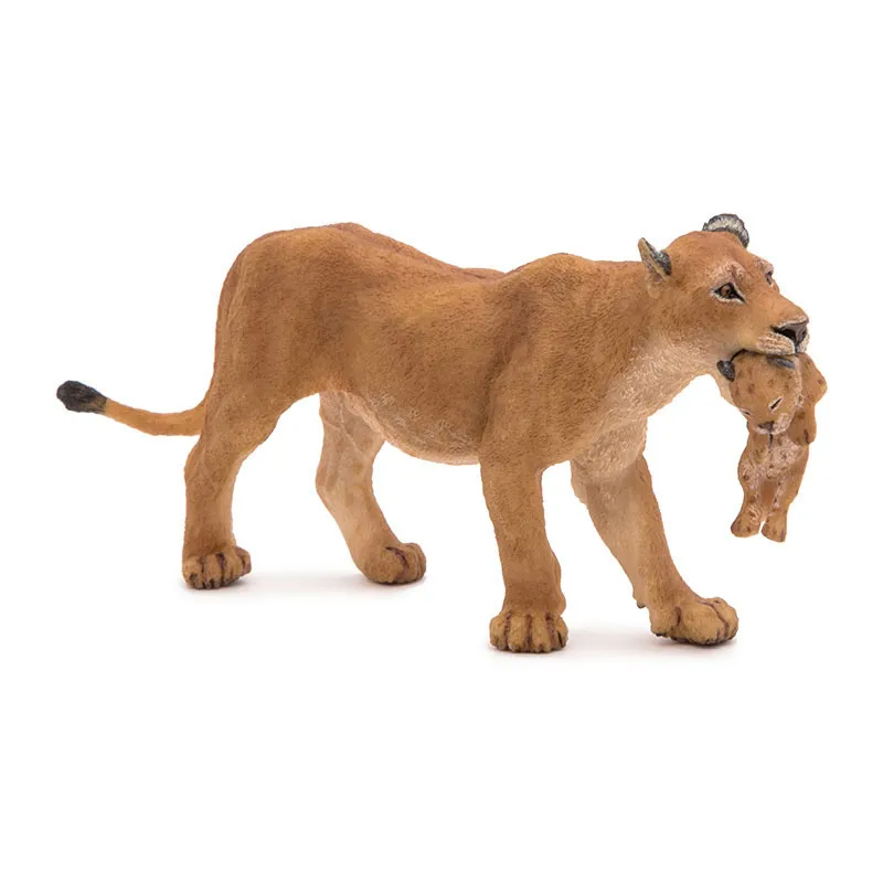 Lionne et son bébé - 14,5x6,5cm-1