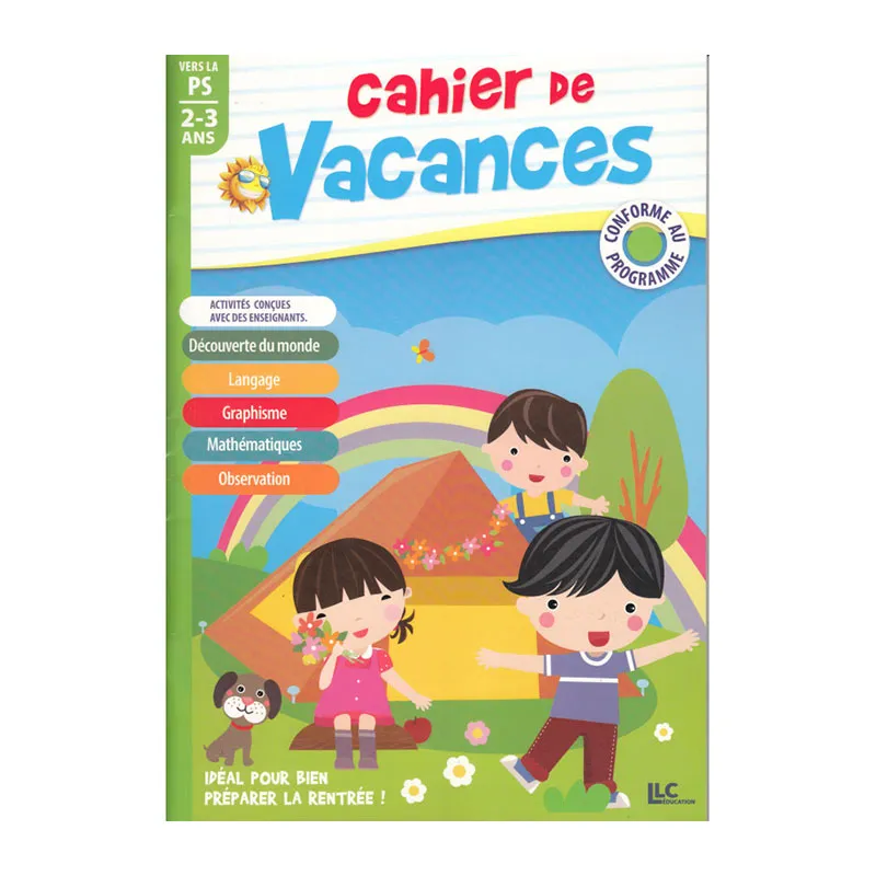 Cahier de vacances Vers la PS - 24m+-0