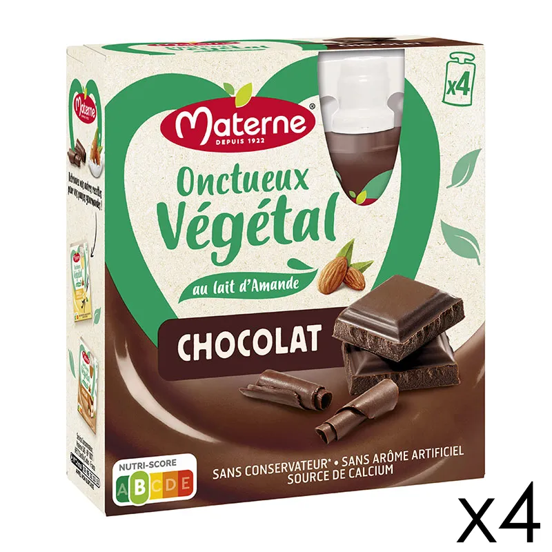 Materne Onctueux Végétal Chocolat - 16x85g-0