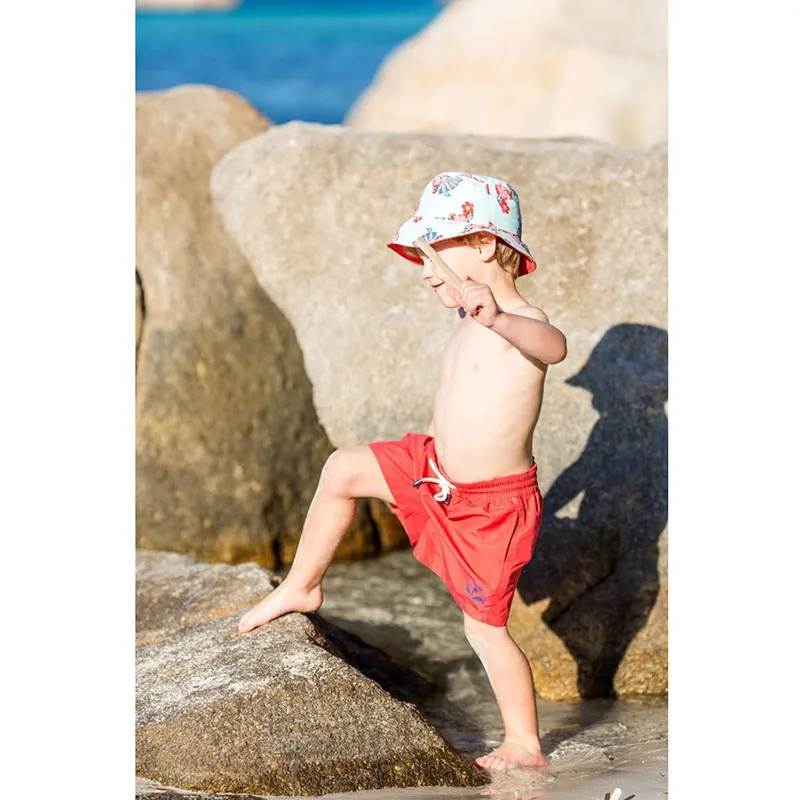 Boxer de bain Peps Boy - Rouge-2