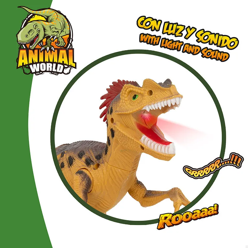 Coffret de dinosaures Son & Lumière 4pcs - 36m+-3