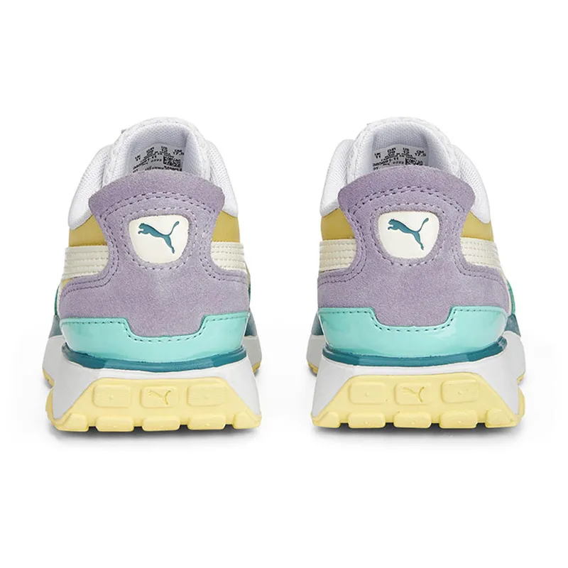 Baskets Fille Cruise Rider Peony - Blanc/Jaune/Vert/Violet - PUMA-3