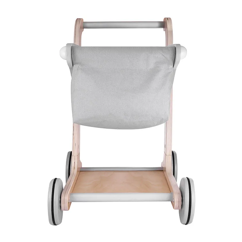 Chariot en Bois Gris - 18m+-3