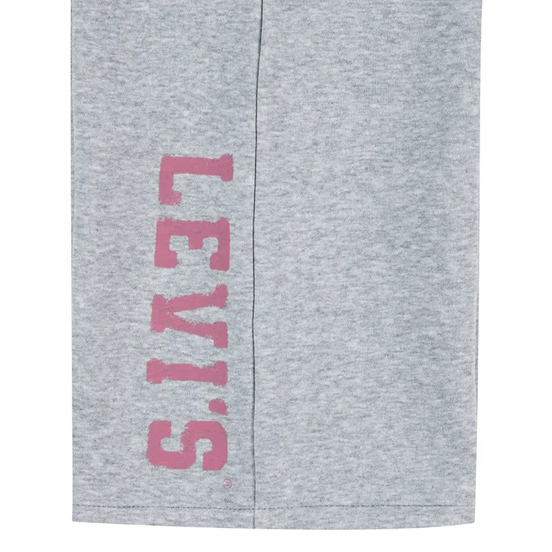 Pantalon polaire Enfant Wide leg - Gray Heather-2