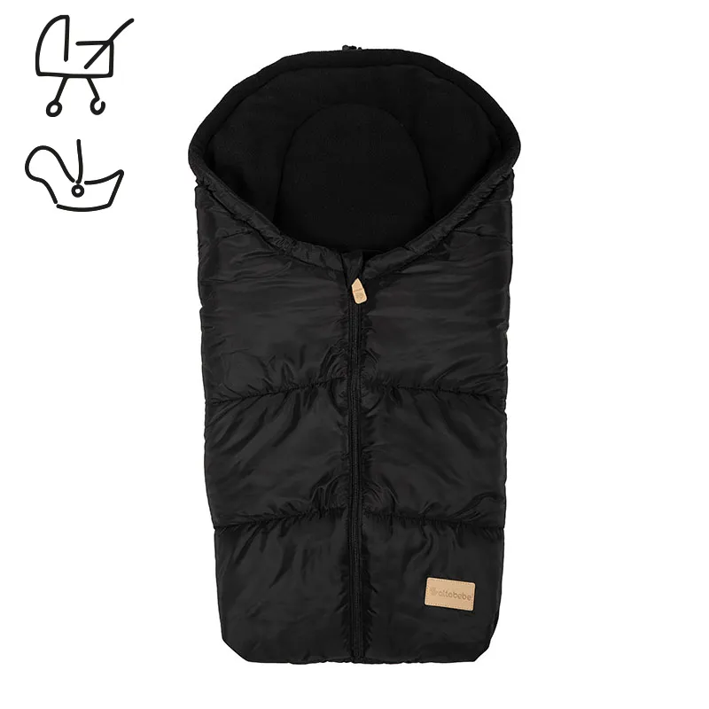 Chancelière Hiver Polaire Noir - 0-12m-0