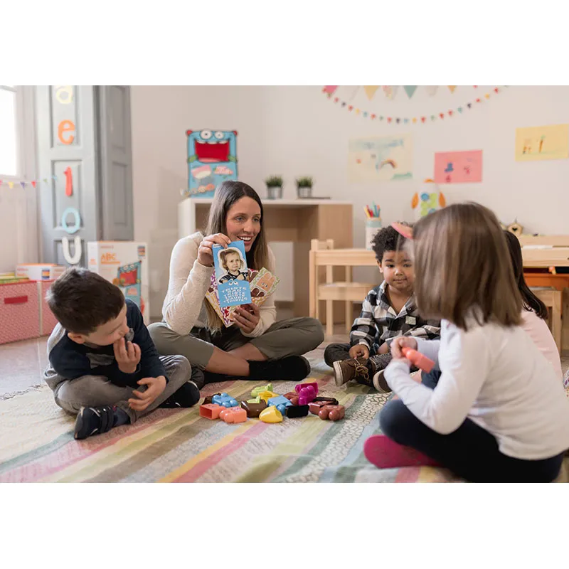 Jeu des émotions Emotiblocks 12pcs - 24m+-4