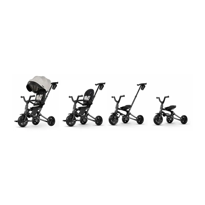 Tricycle Qplay 6en1 Nova Niello Gris - 10m+-3