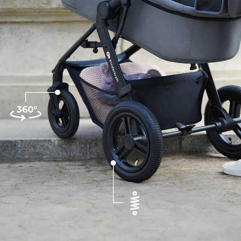 Poussette Moov 2 Air 3en1 Gris clair - 0m+-18