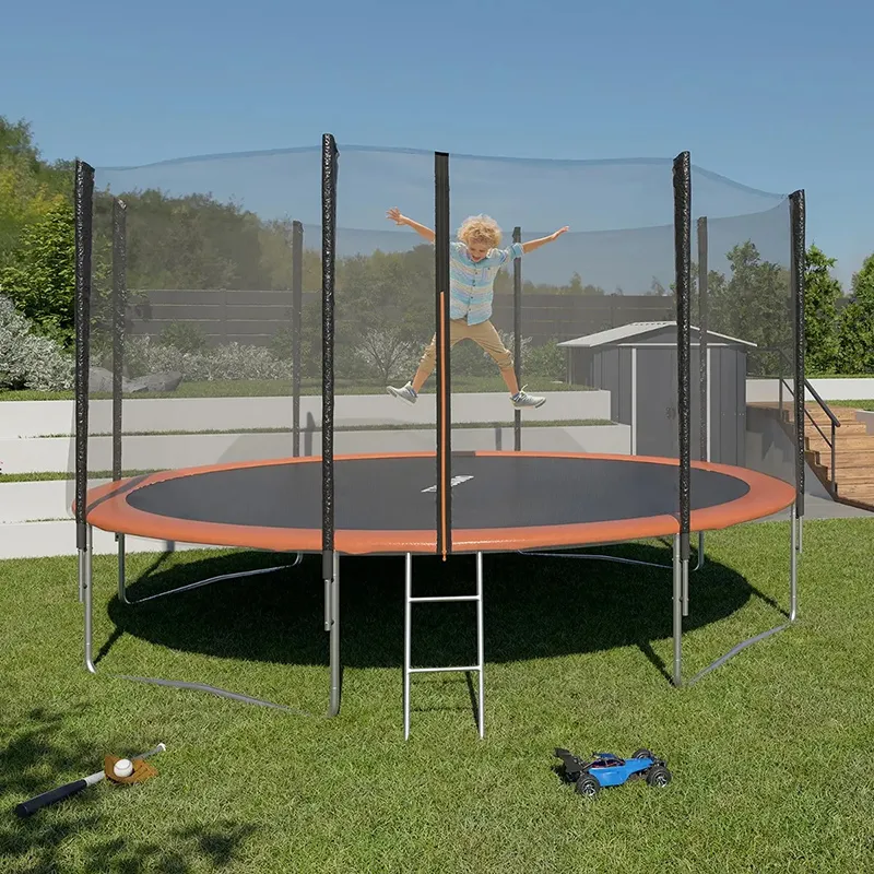 Trampoline Ø3,66m avec filet + échelle - 3+-1