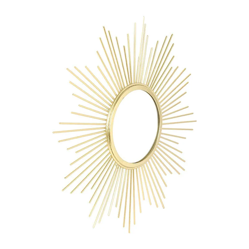 Miroir Soleil Doré - Ø19,5cm-2