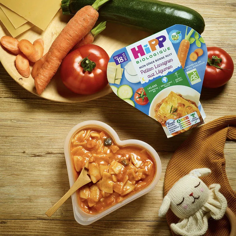 3 Assiettes Petites Lasagnes aux Légumes BIO - 3x260g-0