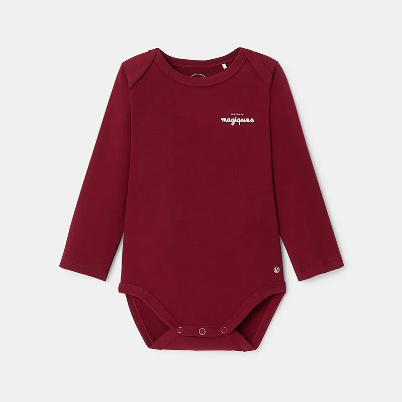 Body ML Mixte - Rouge cerise-3