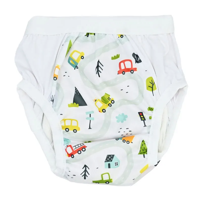 Couche à enfiler lavable Pull'Up - Voitures-0