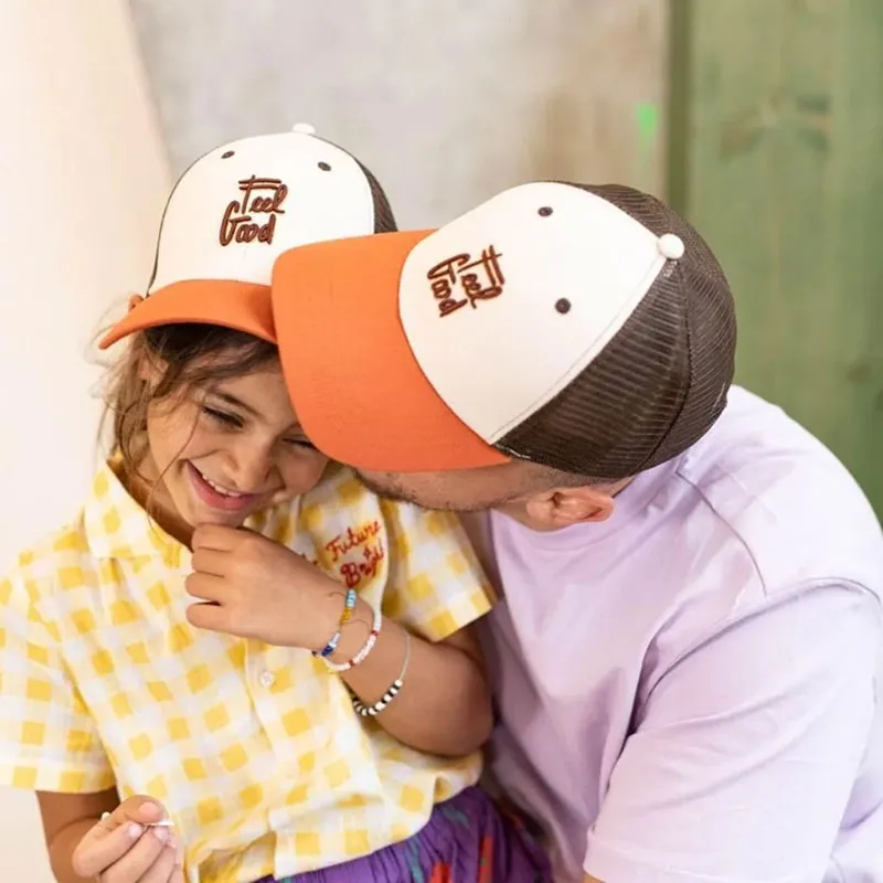 Casquette Enfant Feel Good - Orange/Marron-1