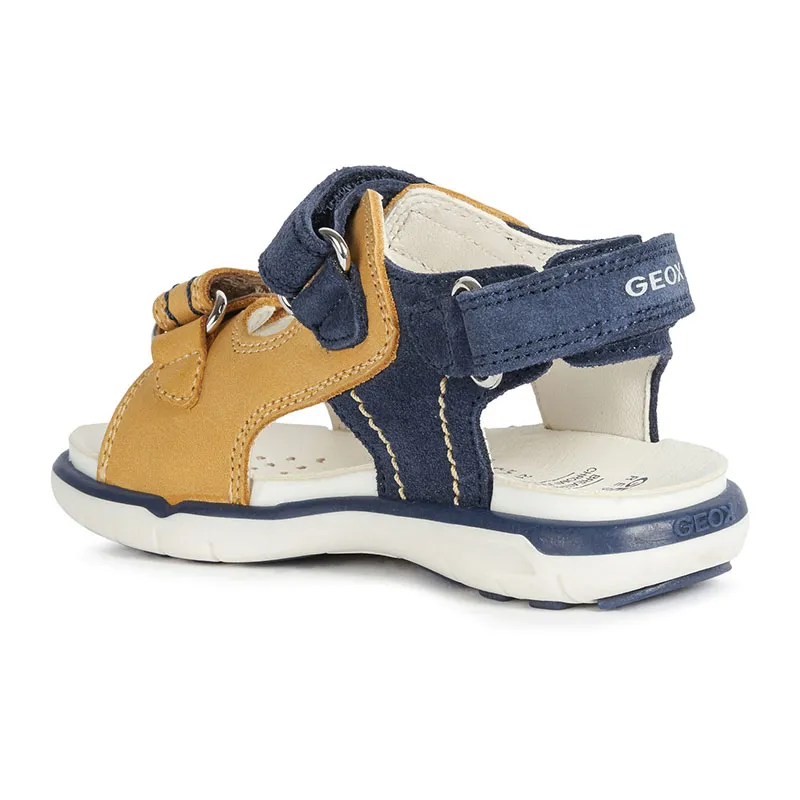 Sandales Delhi - Bleu Marine/Jaune Foncé-3