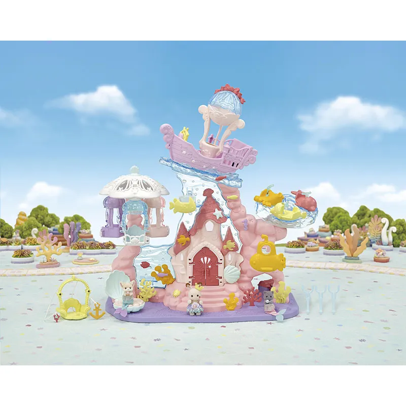 Château des sirènes & 3 bébés - 30pcs-29