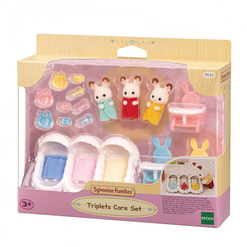 Triplés lapin chocolat & accessoires - 19pcs-6