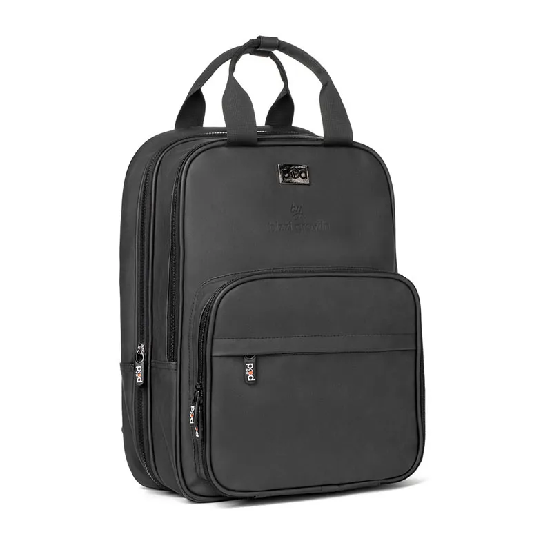 Couffin nomade/Sac à langer Anthracite Noir - 47x34cm-6